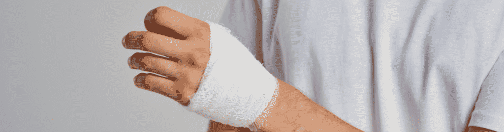 Illustration showing methods to relieve hand pain from gadget use.