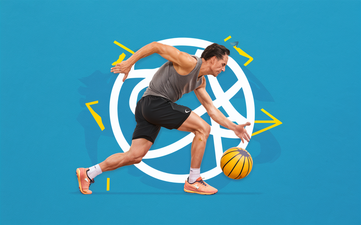 Athlete Receiving Virtual Chiropractic Care for Enhanced Performance An illustration of an athlete running on a track while being virtually monitored by chiropractic professionals for performance optimization and injury prevention.